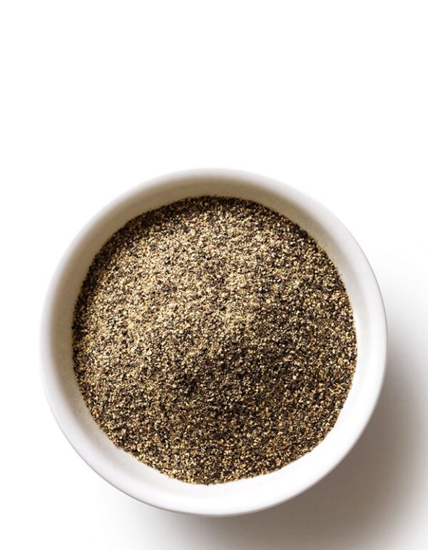 TRUBIO FAIRTRADE ORGANIC BLACK PEPPER COARSE IN FLIP OPEN BOTTLE 45gms - Image 4