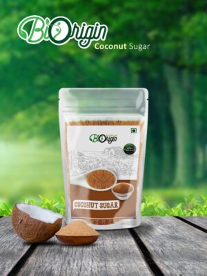 BIORIGIN 100% NATURAL COCONUT SUGAR [NARIYAL DESI GUR GUD] IN POUCH, 500gms
