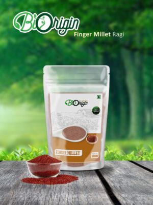 BIORIGIN 100% NATURAL FINGER MILLET [RAGI] IN POUCH, 500gms