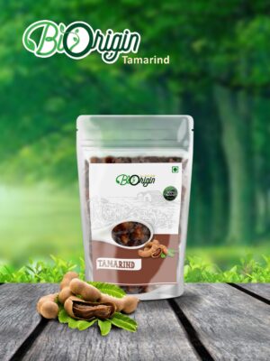 BIORIGIN 100% NATURAL TAMARIND WHOLE IN POUCH 500gms