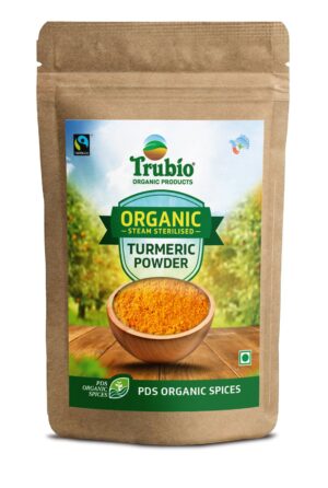 TRUBIO FAIRTRADE ORGANIC TURMERIC POWDER IN POUCH 250gms