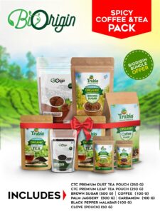 SPICY COFFEE & TEA PACK - 100% NATURAL & ORGANIC