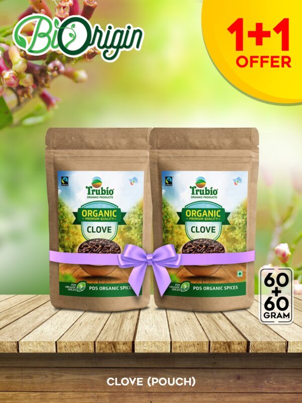 TRUBIO CLOVE WHOLE IN POUCH 60gms – BUY 1 GET 1 FREE