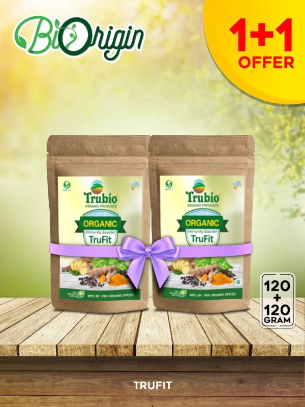 TRUFIT ORGANIC HERBAL IMMUNITY DRINK IN POUCH 120gms – BUY 1 GET 1 FREE