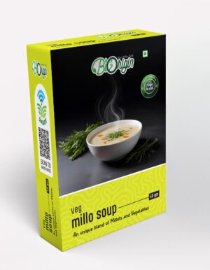 BIORIGIN 100% NATURAL VEG MILLO SOUP 40gms